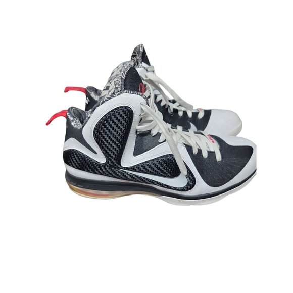 Nike LeBron 9 Freegums 2011 Black White Red Air Size 13 main image 11